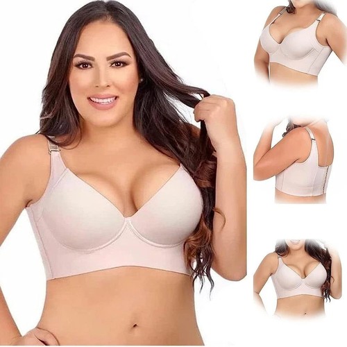 Women hides bra - fashion, back